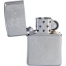 Zippo 29698 — матовая зажигалка с орнаментом пламени