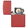 Зажигалка Zippo Classic 233, красная матовая