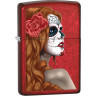 Zippo Classic 28830 — зажигалка, красная глянцевая